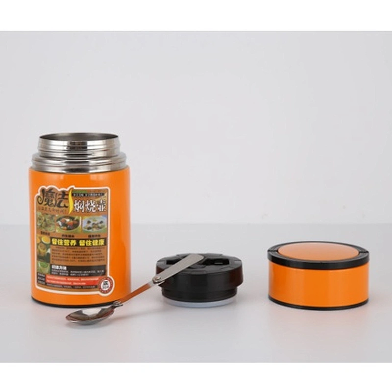 800 ml 1200 ml double wall 304 stainless steel vacuum insulated food flask with spoon